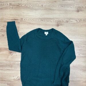 St. John's Bay Deep Teal Knit Sweater